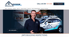 Desktop Screenshot of jimsbuildinginspections.com.au