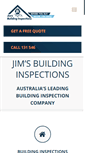 Mobile Screenshot of jimsbuildinginspections.com.au